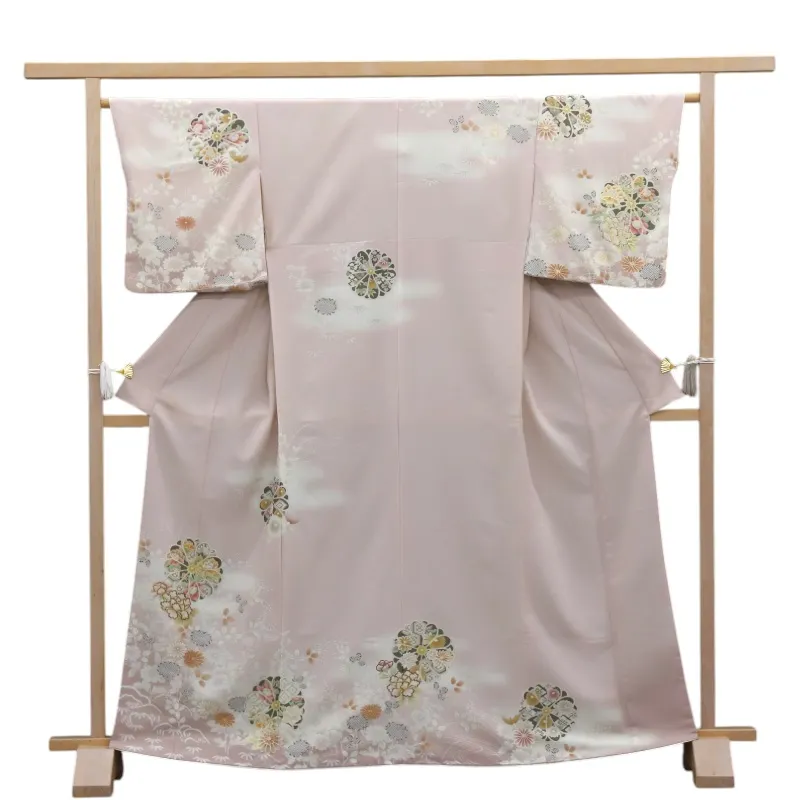 訪問着レンタル　「JAPANSTYLE」菊御所解/ピンク