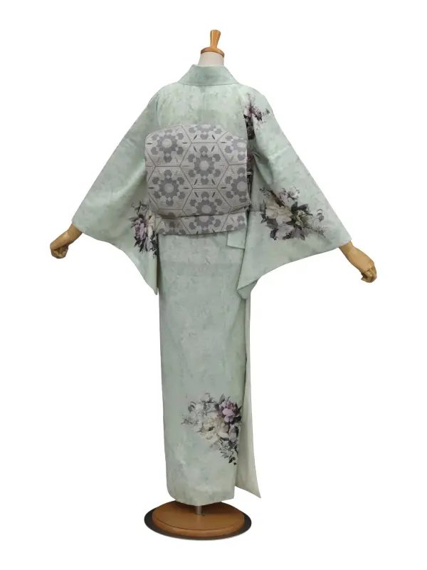訪問着レンタル　「JAPANSTYLE」洋花/ミント