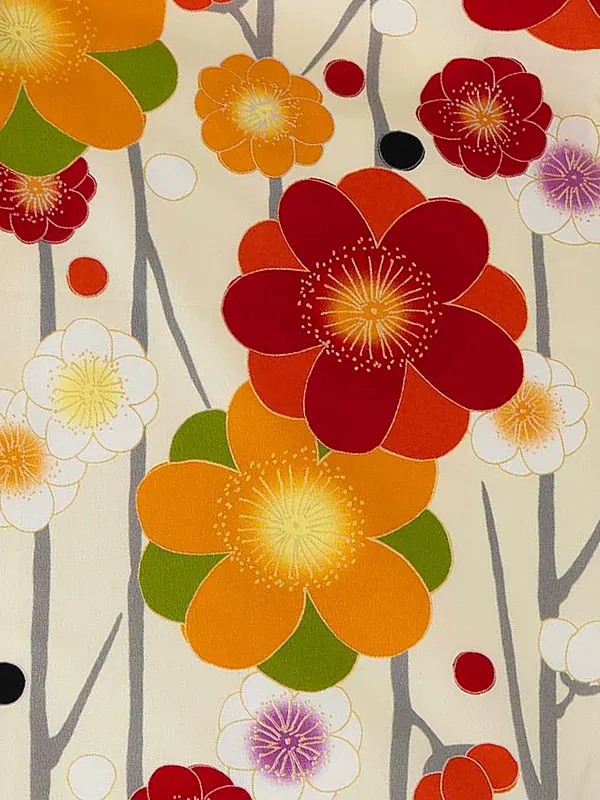 卒業式袴レンタルM1181梅・白×緑