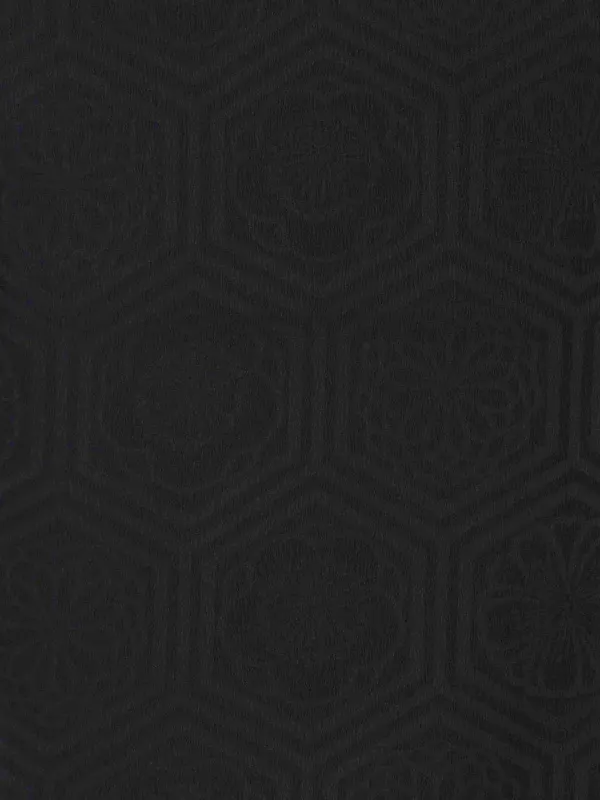 卒業式袴レンタルM1288華亀甲・黒×黒