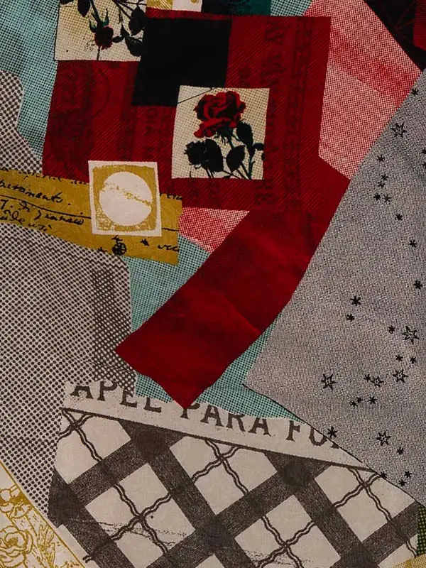 卒業式袴レンタルM1348星間（バラ）/赤×バイカラー／赤×黒レース