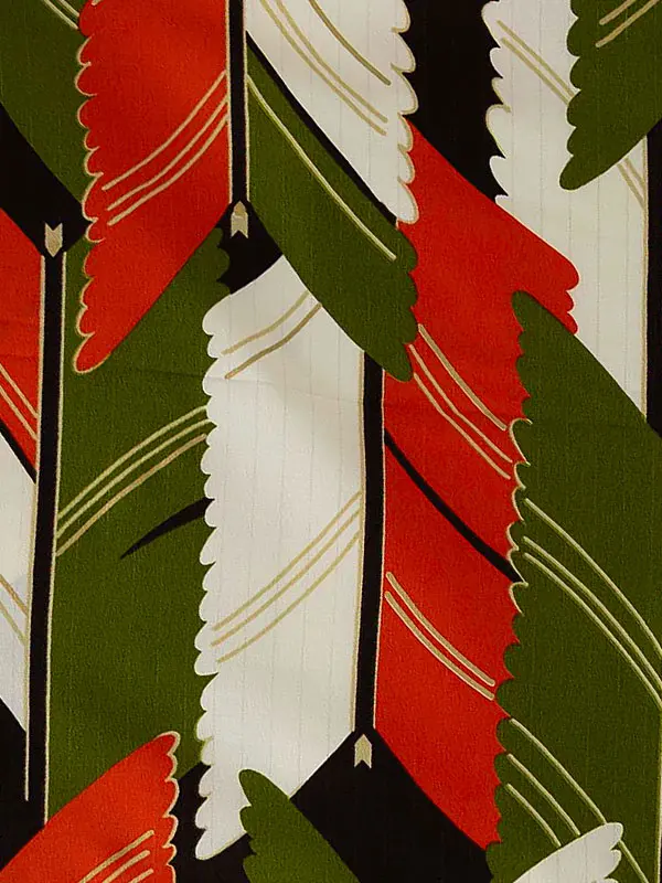 卒業式袴レンタルM0253矢羽根・抹茶×抹茶