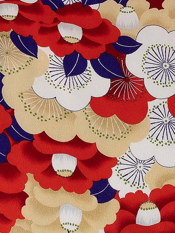 卒業式袴レンタルM0304新梅椿・ベージュ×オフホワイト