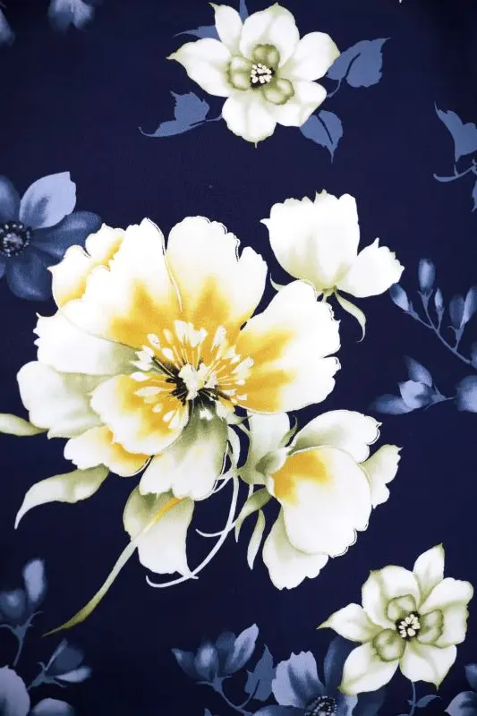 【裄5分長め】卒業式袴レンタルM0326野花・ネイビー(1.8.5)×緑