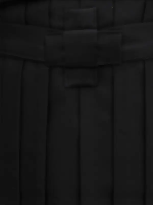 小学生卒業式かんたん袴(男の子)ママも安心　0004刺繍紋入り/薄茶×黒袴