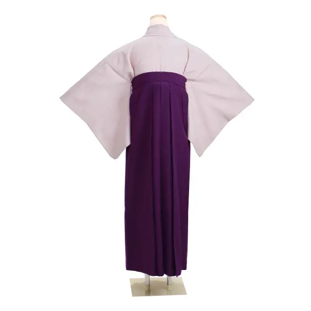 卒業式袴 正絹 薄紫 50 紫袴【身長160cm位】