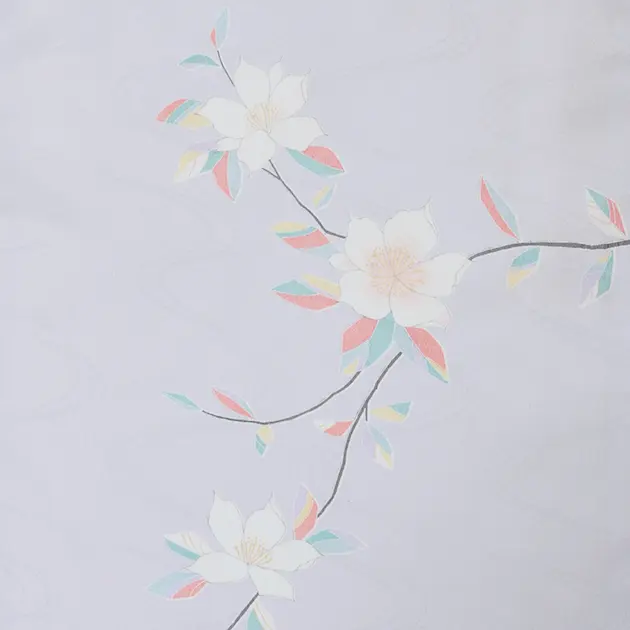 卒業式袴 訪問着 薄紫色 101 紺袴【身長155cm位】