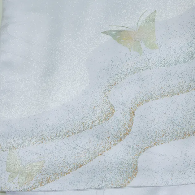 卒業式袴 訪問着 ｸﾞﾚｰ 102 緑袴【身長155cm位】