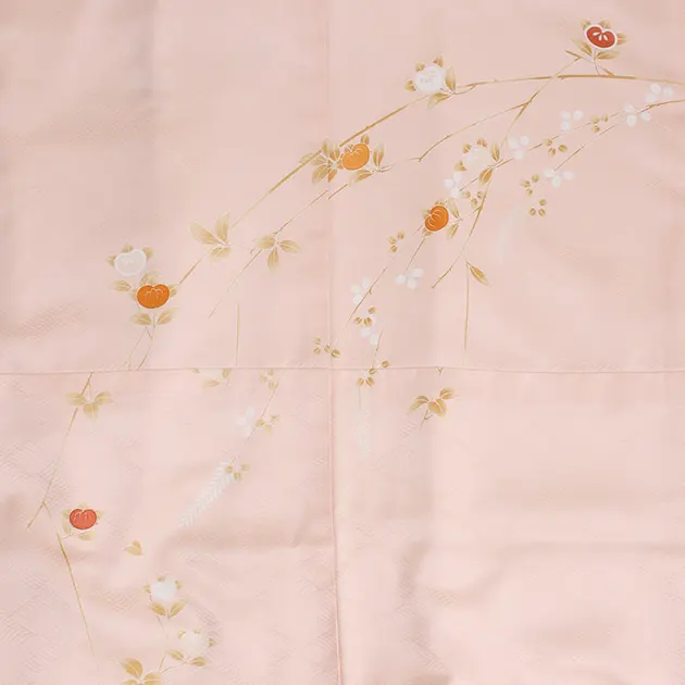 卒業式袴 訪問着 ﾋﾟﾝｸ 108 紺袴【身長155cm位】