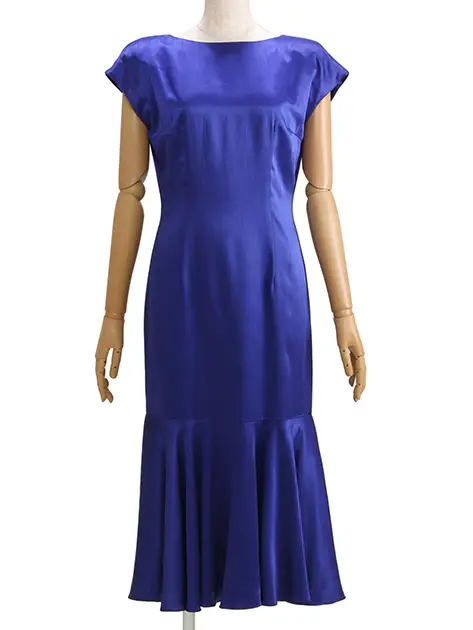 レディースドレス【9号 ブルー】5716-2