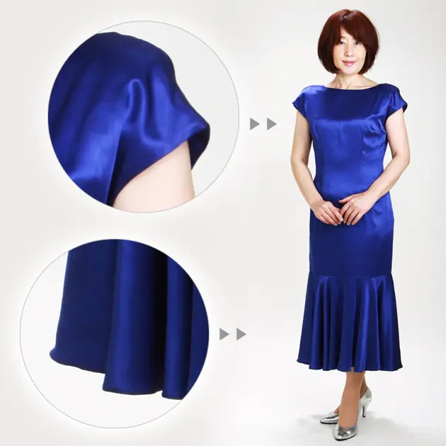 レディースドレス【9号 ブルー】5716-2