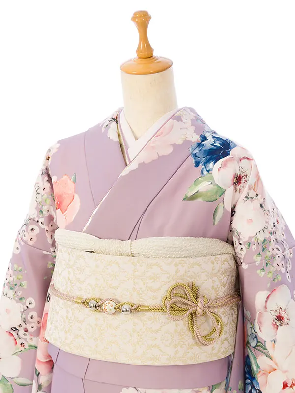 振袖 HACY828 ﾊﾟｰﾌﾟﾙﾋﾟﾝｸ  ﾛｰｽﾞ