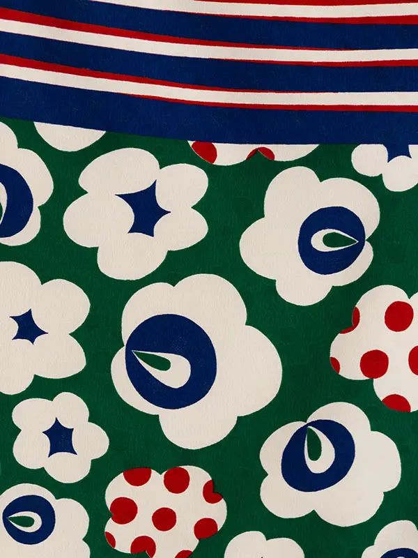 卒業袴 R1342A_HDL342A ﾓﾀﾞﾝA 緑×青/黒白