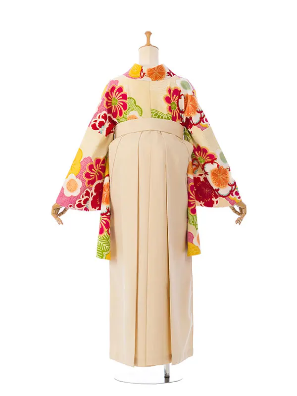 卒業袴 R1470S HDL470S 中村里砂 ｸﾘｰﾑ梅|ｱｲﾎﾞﾘｰ103