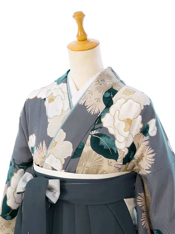 卒業袴 HELE170 HDLE170 九重 ｸﾞﾚｰ|ｸﾞﾚｰ 95