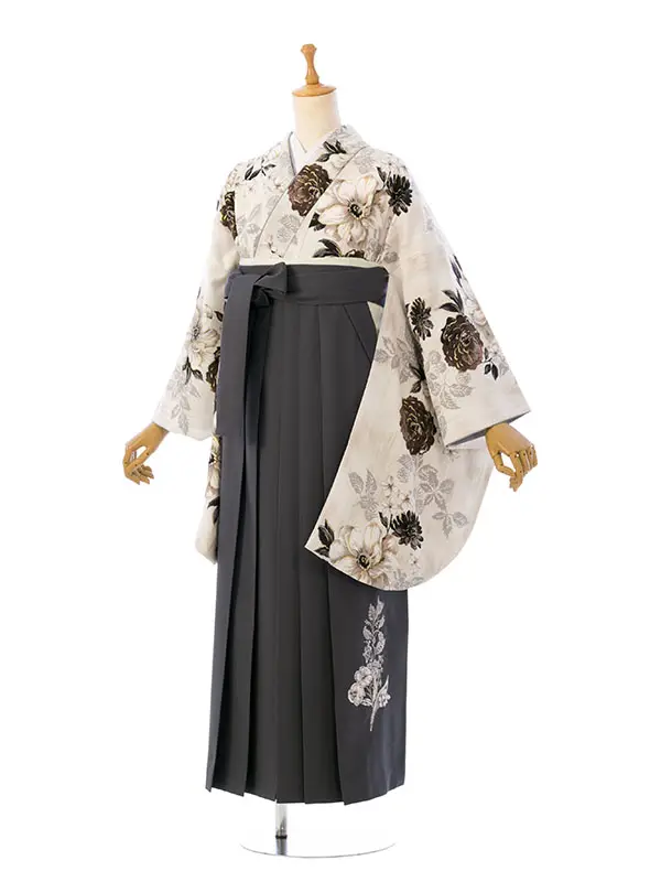 卒業袴 HELE210 HDLE210 JILL ｵﾌ白|ﾌﾞﾙｰｸﾞﾚｰ 95