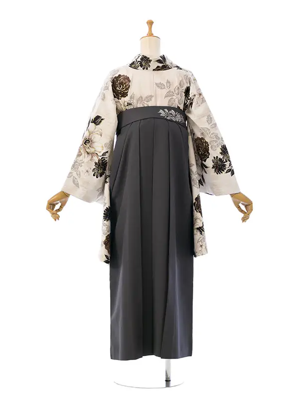 卒業袴 HELE210 HDLE210 JILL ｵﾌ白|ﾌﾞﾙｰｸﾞﾚｰ 95