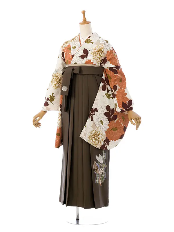 卒業袴 HELE340 HDLE340 詩羽 ｵﾚﾝｼﾞ|ｶｰｷ 95