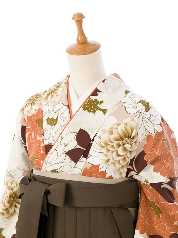 卒業袴 HELE340 HDLE340 詩羽 ｵﾚﾝｼﾞ|ｶｰｷ 95