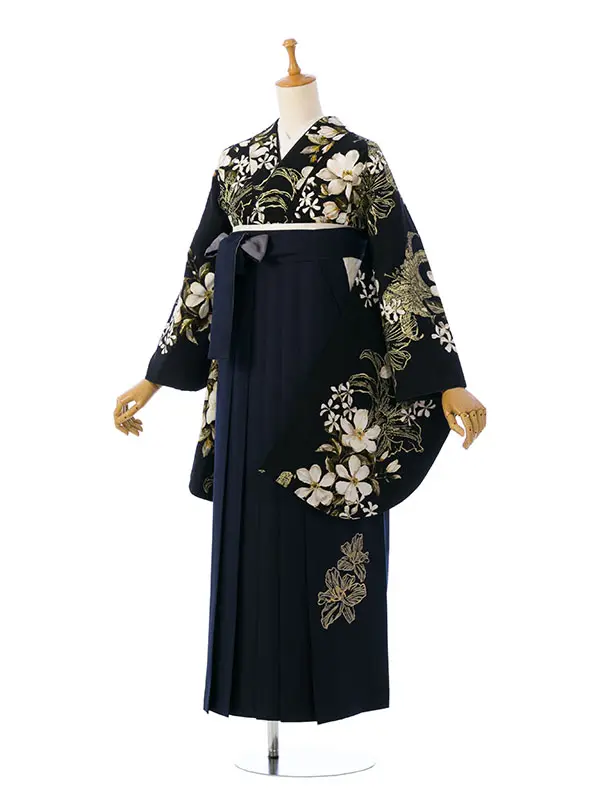 卒業袴 HELE370 HDLE370 SK ﾈｲﾋﾞｰ|ﾈｲﾋﾞｰ