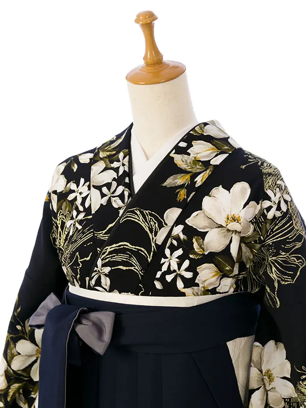 卒業袴 HELE370 HDLE370 SK ﾈｲﾋﾞｰ|ﾈｲﾋﾞｰ