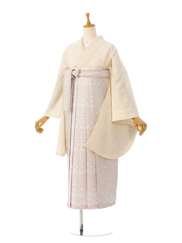 卒業袴 HELE510 HDLE510 ｱｲﾎﾞﾘｰﾚｰｽ|水玉ﾚｰｽ91