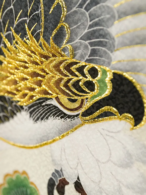 男児産着 HALA167 ｸﾘｰﾑ 鷹|化繊