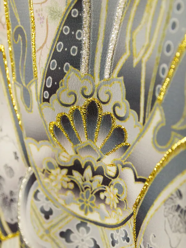 男児産着 HALA172 茶 更紗 兜|化繊