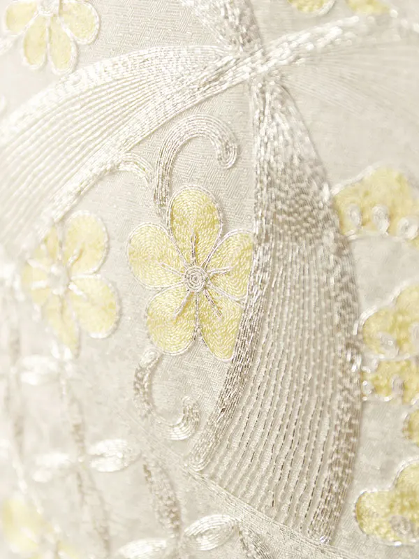 女児産着 HAMA109 白 刺繍 鞠|化繊