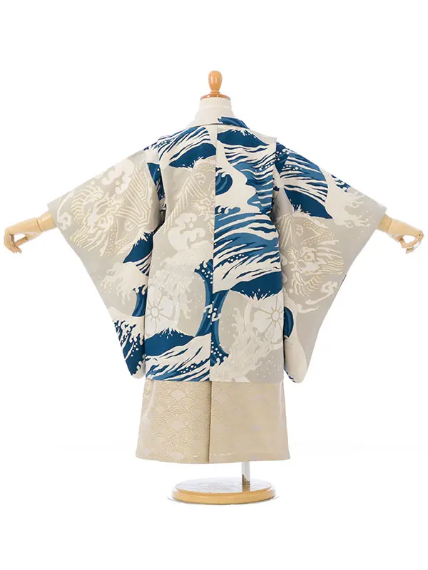 七五三(3歳男)HAO3044 青白|ｱｲﾎﾞﾘｰ|白金