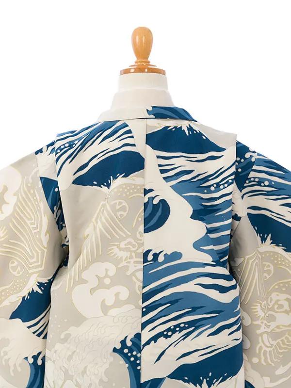 七五三(3歳男)HAO3044 青白|ｱｲﾎﾞﾘｰ|白金