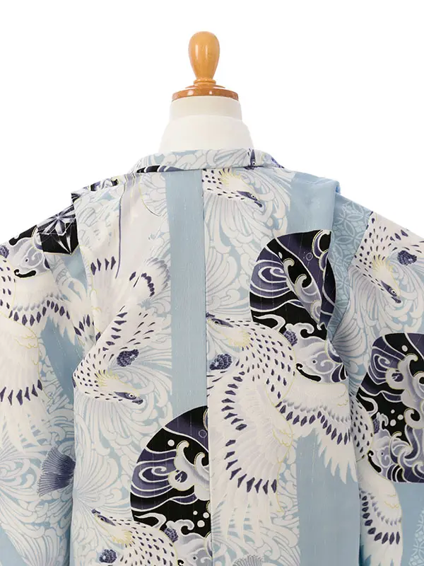 七五三(3歳男)HAO3525 JS 水色鷹|白|銀