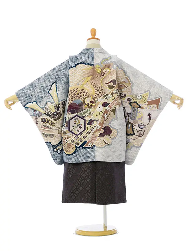 七五三(5歳男)HAO5292 ﾐﾆ5歳 紺ｸﾞﾚｰ|ﾍﾞｰｼﾞｭ|黒