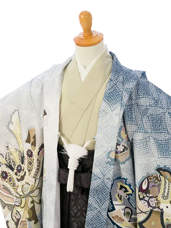 七五三(5歳男)HAO5293 ﾐﾆ5歳 紺ｸﾞﾚｰ|ﾍﾞｰｼﾞｭ|黒