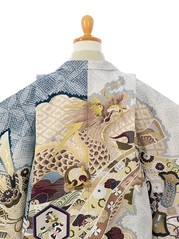 七五三(5歳男)HAO5293 ﾐﾆ5歳 紺ｸﾞﾚｰ|ﾍﾞｰｼﾞｭ|黒