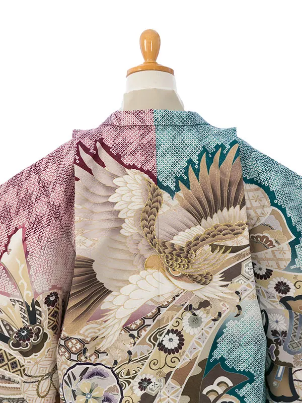 七五三(5歳男)HAO5297 ﾐﾆ5歳 ﾎﾞﾙﾄﾞｰ緑|BE|白ｸﾞﾚｰ