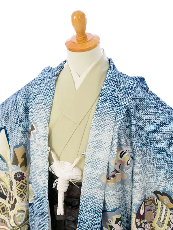 七五三(5歳男)HAO5299 ﾐﾆ5歳 ﾌﾞﾙｰ|ﾍﾞｰｼﾞｭ|黒