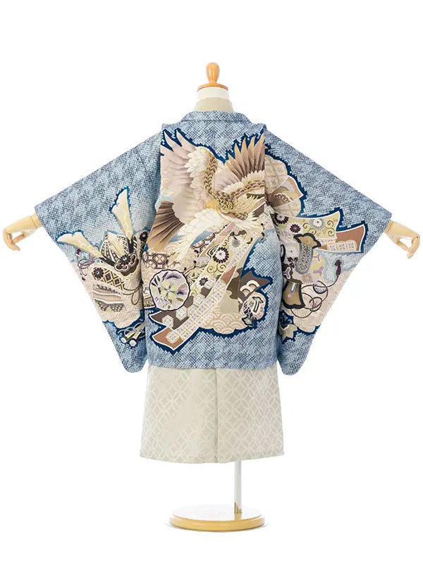 七五三(5歳男)HAO5300 ﾐﾆ5歳 ﾌﾞﾙｰ|ﾍﾞｰｼﾞｭ|白ｸﾞﾚｰ