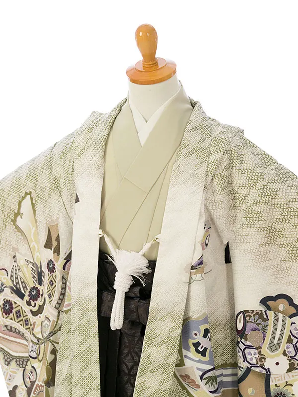 七五三(5歳男)HAO5302 ﾐﾆ5歳 ｺﾞｰﾙﾄﾞ|ﾍﾞｰｼﾞｭ|黒