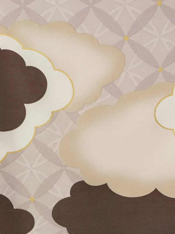 七五三(5歳男)HAO5313 ｸﾞﾚｰｼﾞｭ 雲|ｱｲﾎﾞﾘｰ|白金