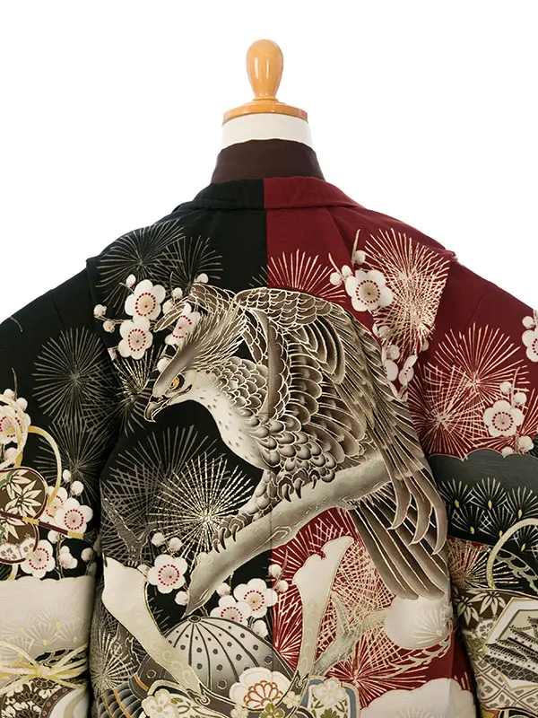 七五三(5歳男)HAO5315 華徒然 赤茶×黒|茶色|黒