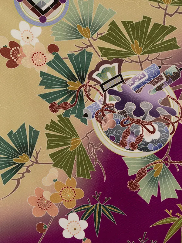 七五三(3歳男被布)HAOH120 えび茶|ﾍﾞｰｼﾞｭ