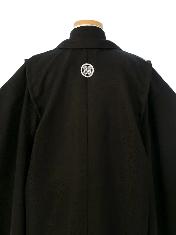 七五三(7歳男)HAOK712 黒紋付