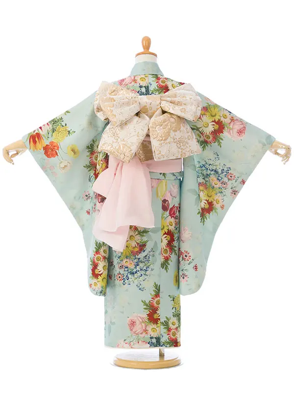 七五三(5歳女)HAP5004 ﾐﾝﾄG ﾁｭｰﾘｯﾌﾟ絵羽