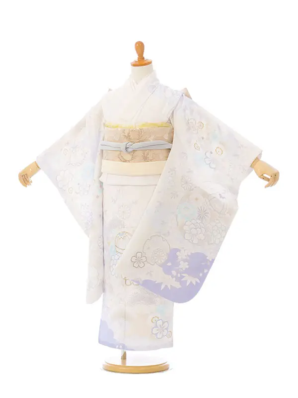 七五三(5歳女)HAP5008 ｱｲﾎﾞﾘｰ 鞠に四季花
