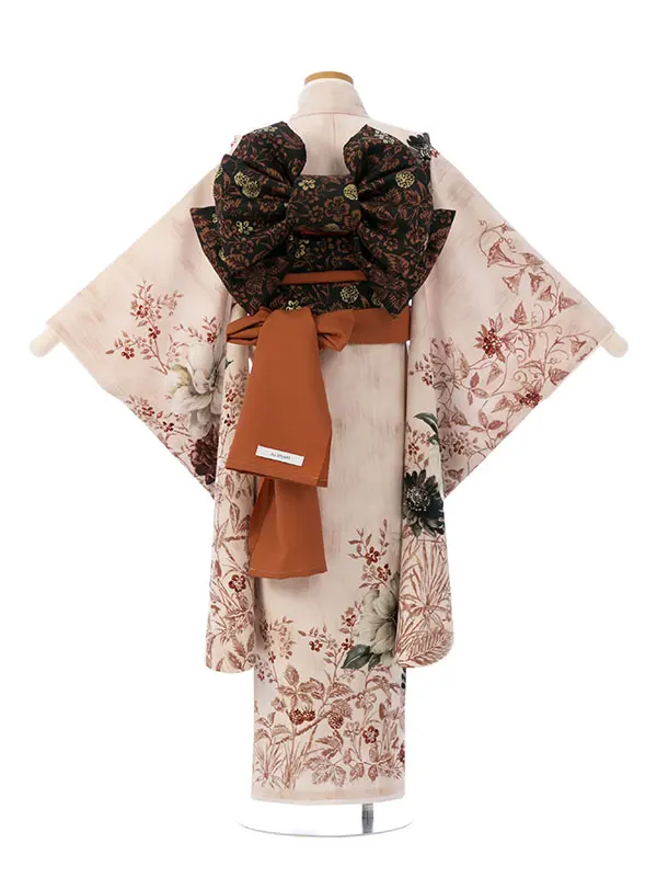 七五三(7歳女)HAP7356 JILL ｼｪﾙﾋﾟﾝｸ くちなし 絵羽