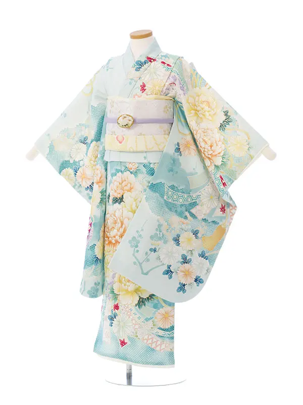 七五三(7歳女)HAP7388 華徒然 ﾀｰｺｲｽﾞ熨斗に牡丹