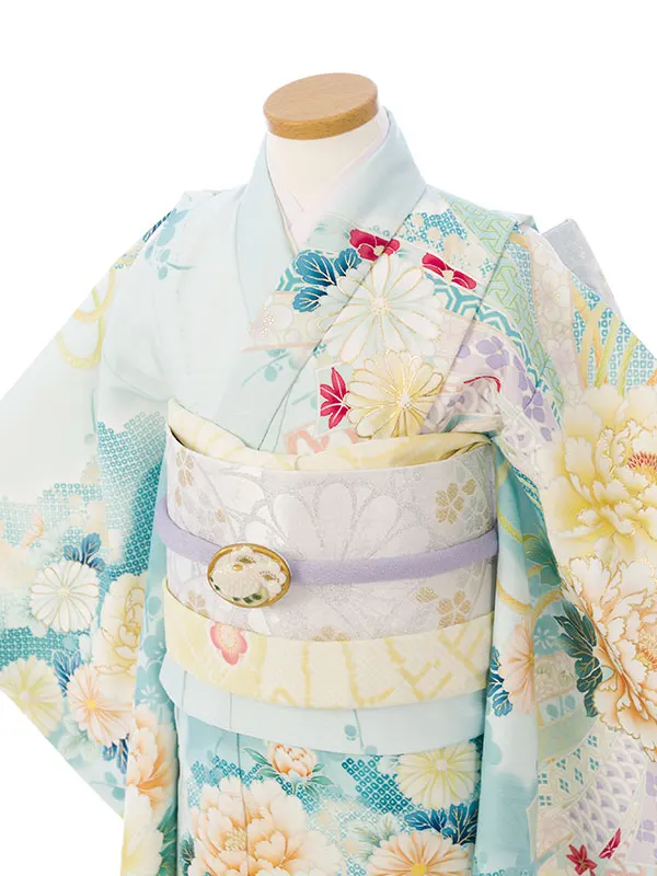 七五三(7歳女)HAP7388 華徒然 ﾀｰｺｲｽﾞ熨斗に牡丹
