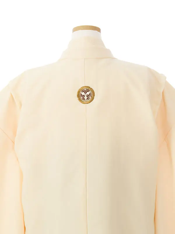 男児ｼﾞｭﾆｱ着物 HAQC140 ｸﾘｰﾑ 刺繍紋|ｸﾘｰﾑ|ﾓｶ 刺繍