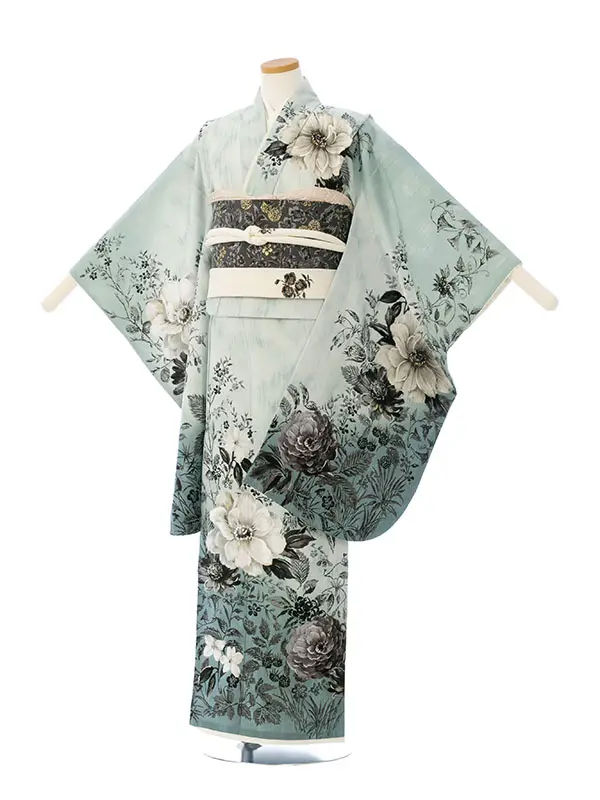 子供着物(女の子)HES1010 JILL STUART ﾌﾞﾙｰｸﾞﾚｰ